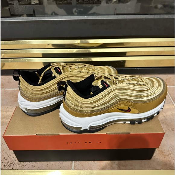 GOLD Air Max 97 Golden Bullet Sneakers - Picture 3 of 13